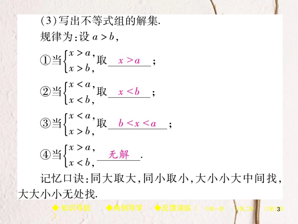 七年级数学下册 9.3 一元一次不等式组课件 （新版）新人教版_第3页