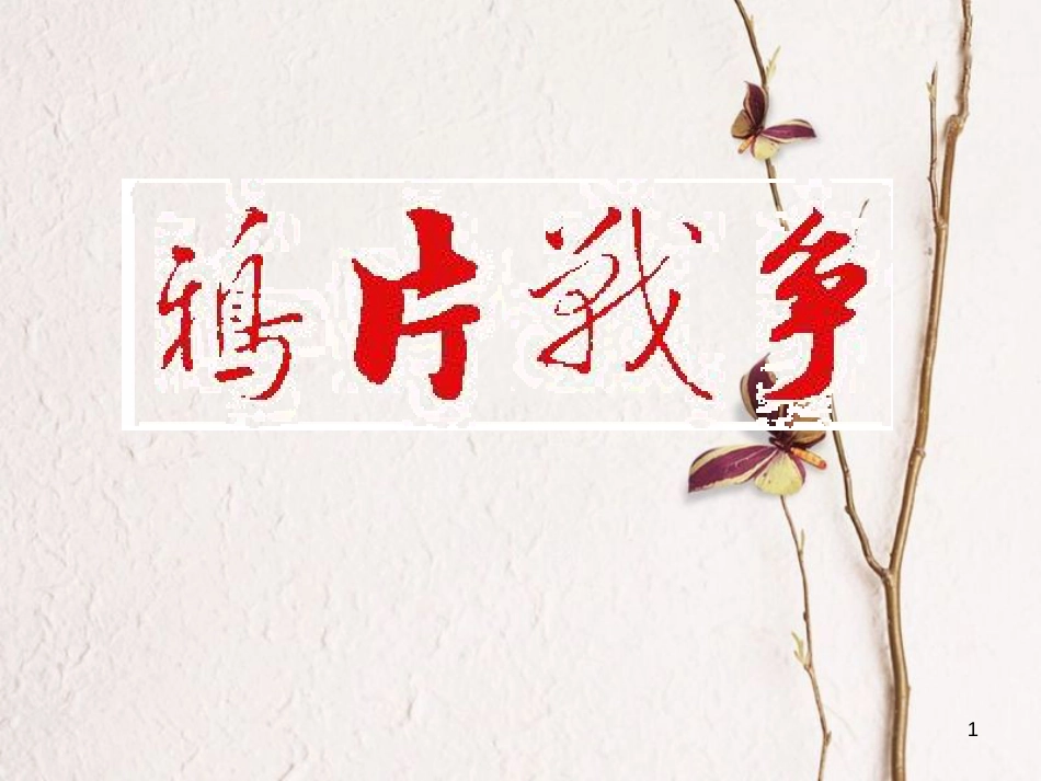 云南省中考历史 2 鸦片战争复习课件[共19页]_第1页