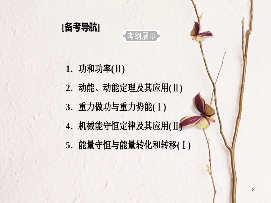 高考物理一轮复习 专题六 机械能和能源 考点1 功、功率课件_第2页