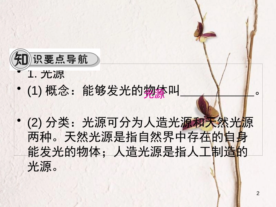 八年级物理上册 第四章 第1节 光的直线传播课件 （新版）新人教版_第2页