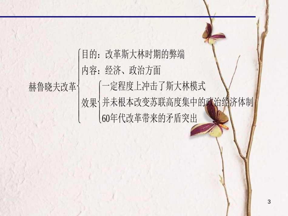 九年级历史下册 第五单元 第10课 苏联的改革与解体习题课件 新人教版[共25页]_第3页
