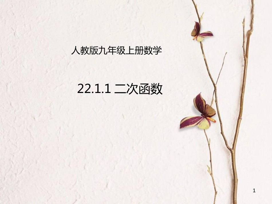 九年级数学上册 22.1.1 二次函数课件 （新版）新人教版[共14页]_第1页