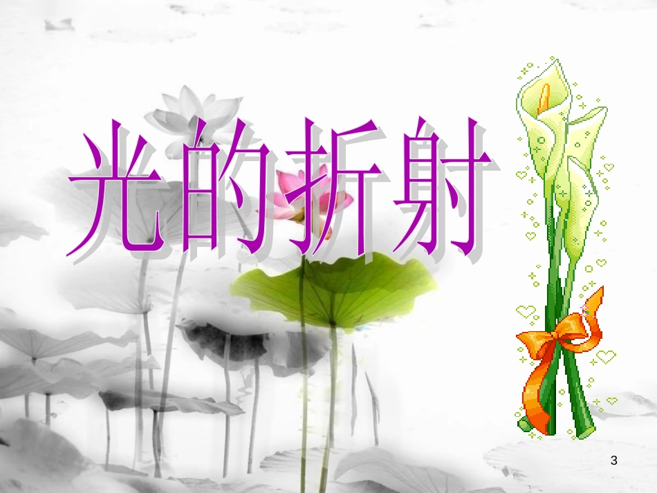 八年级科学下册 2.2《光的折射》课件 （新版）华东师大版[共28页][共28页]_第3页