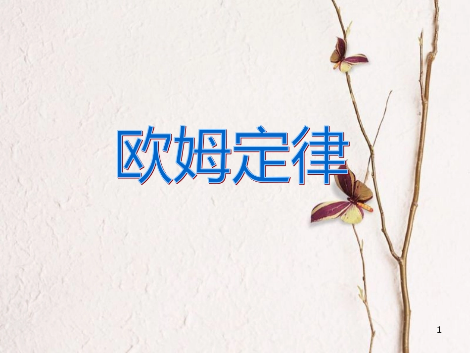 江苏省丹徒区中考物理复习 欧姆定律课件_第1页