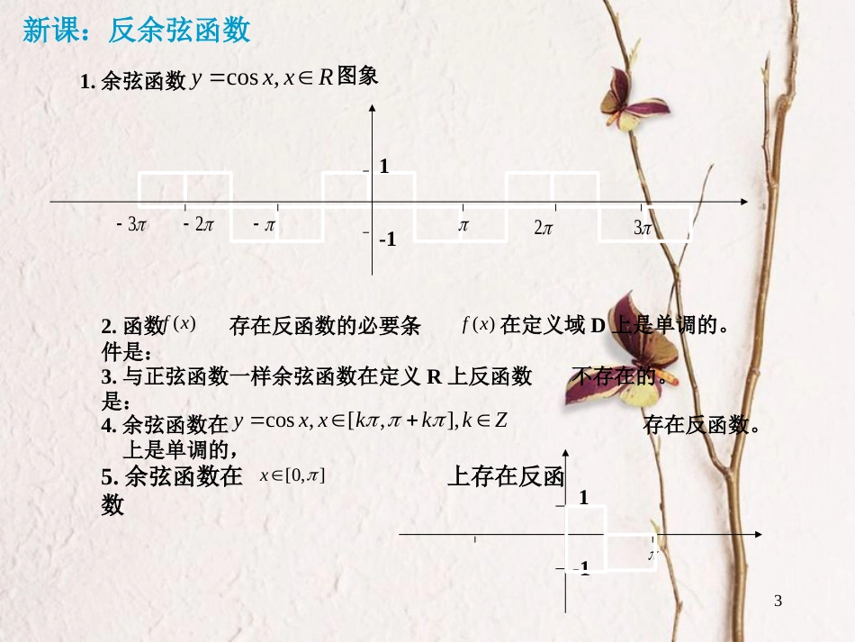 上海市高三数学 反余弦函数和反正切函数复习课件 沪教版[共15页]_第3页