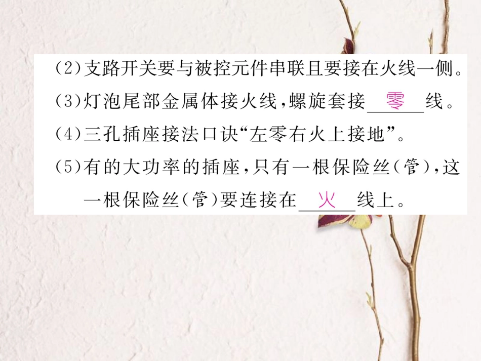 （黔西南地区）九年级物理全册 第19章 生活用电重难点、易错点突破方法技巧课件 （新）新人教_第3页