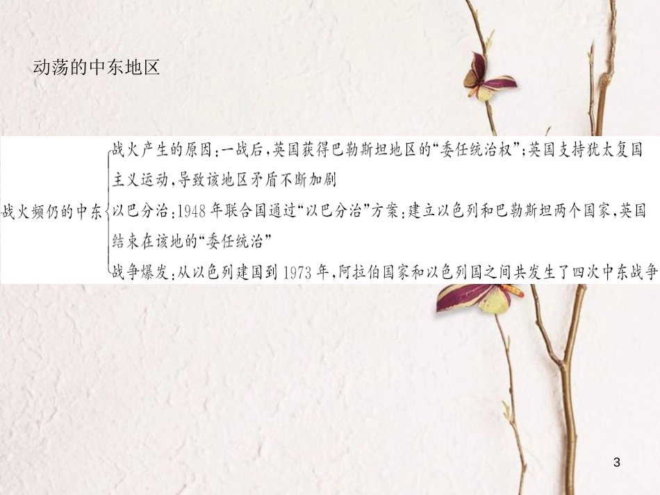 九年级历史下册 第六单元 第13课 动荡的中东地区习题课件 新人教版[共20页]_第3页