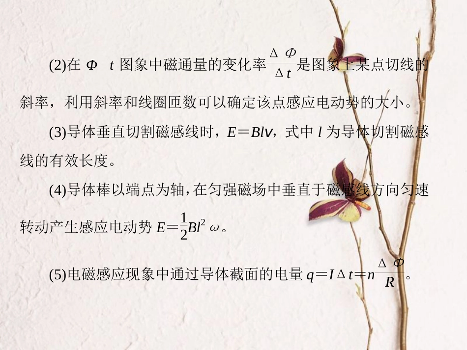 （新课标）高考物理一轮复习 专题七 电磁感应课件_第3页