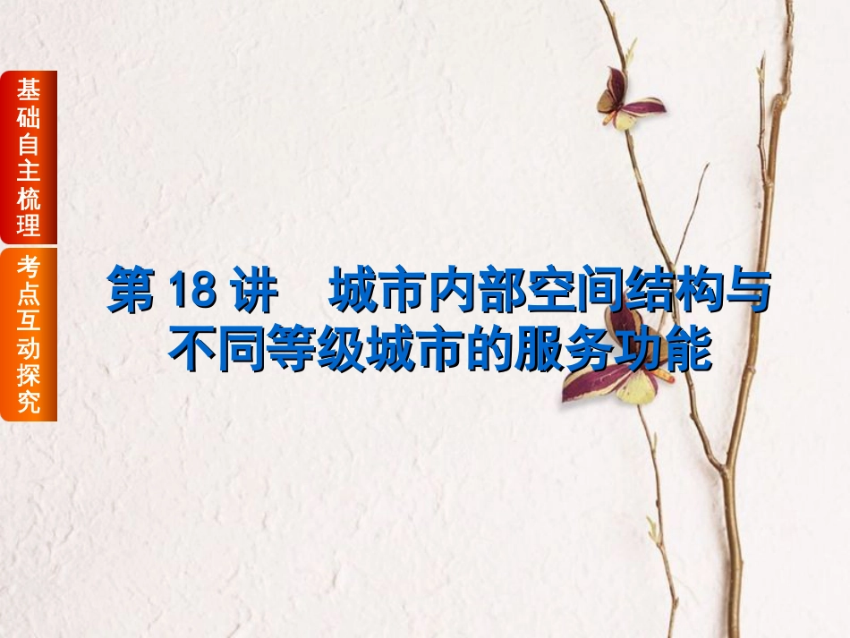 （新课标 全国卷地区专用）高考地理一轮复习 第8章 城市与城市化课件_第3页
