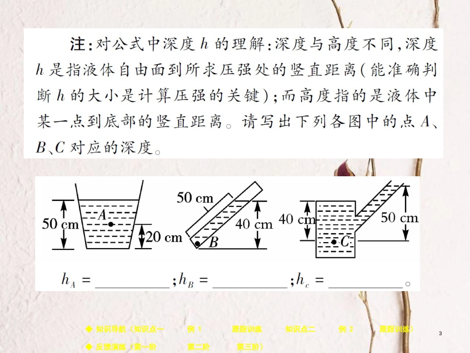 八年级物理下册 第九章 第2节 液体的压强（第2课时）课件 （新版）教科版_第3页