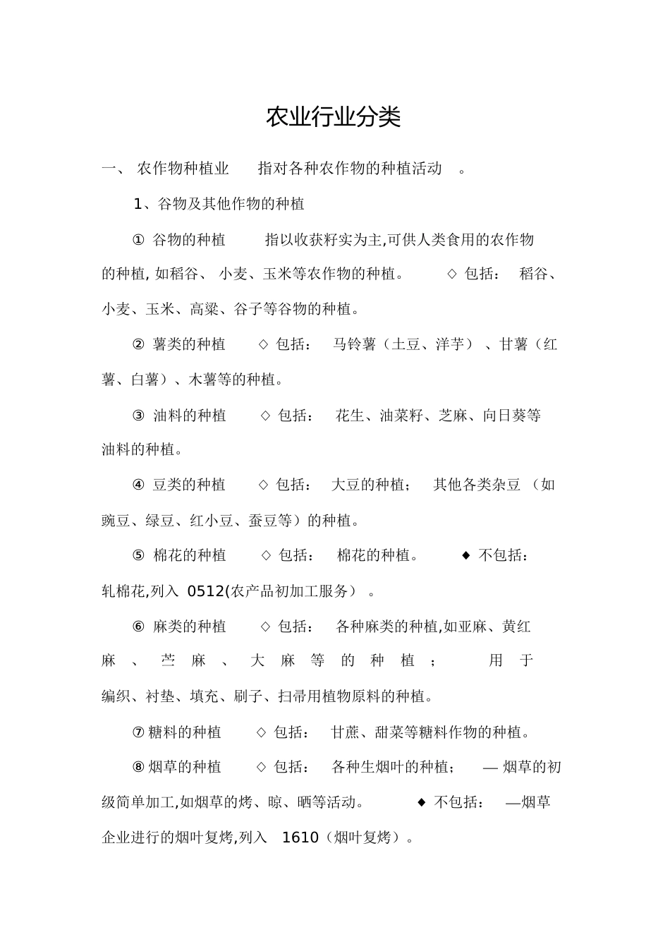 农业行业分类[共17页]_第1页