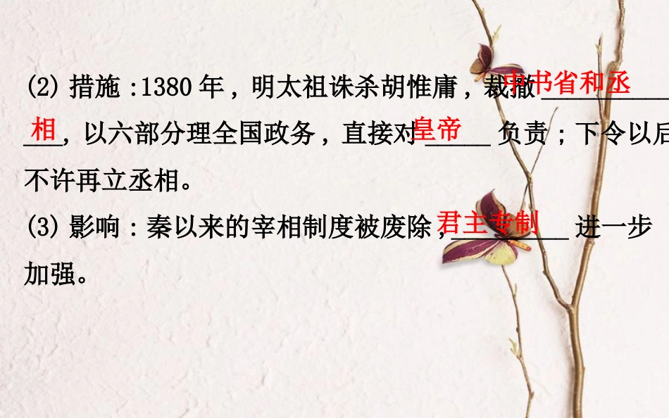 （通史）高考历史一轮复习 第一单元 古代中国的政治制度 1.4 明清君主专制的加强课件 新人教_第3页
