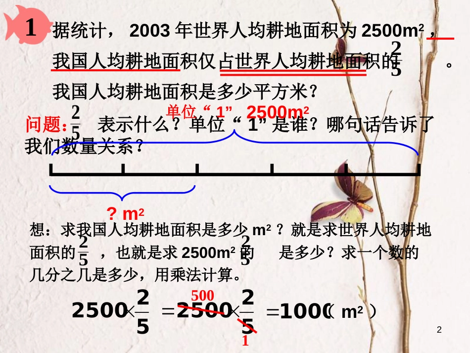 六年级数学上册 2.3 求“一个数的几分之几是多少”的简单实际问题课件3 苏教版[共6页]_第2页