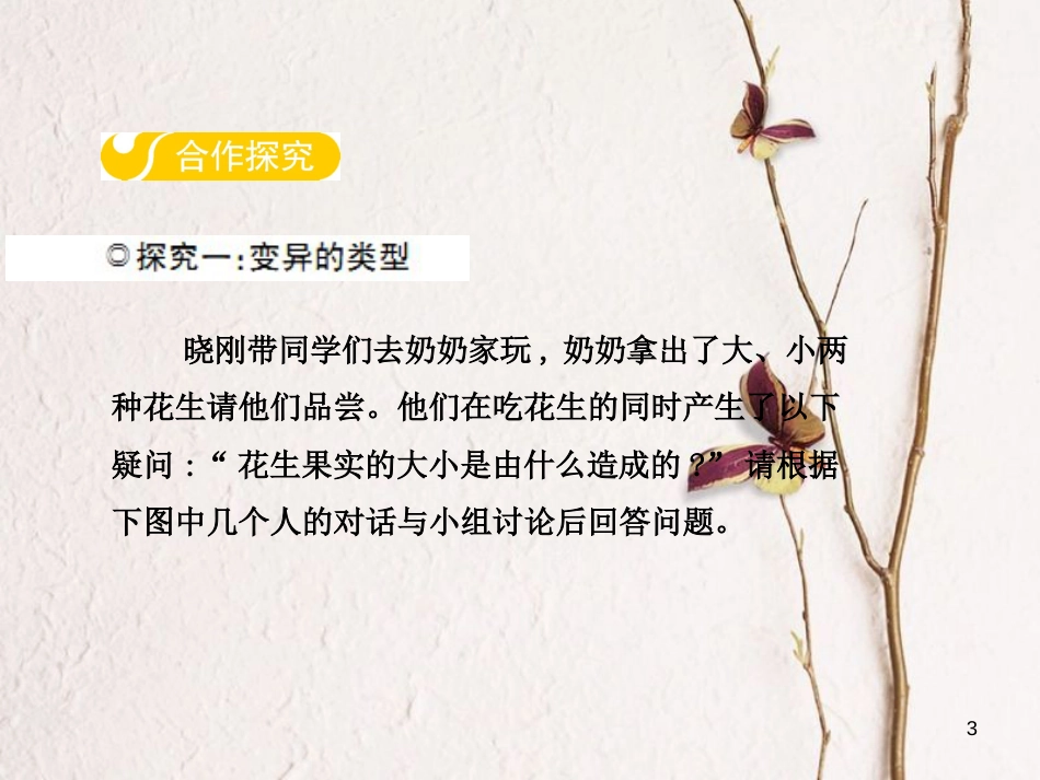 八年级生物下册 第六单元 第二章 第二节 变异课件 （新版）冀教版_第3页
