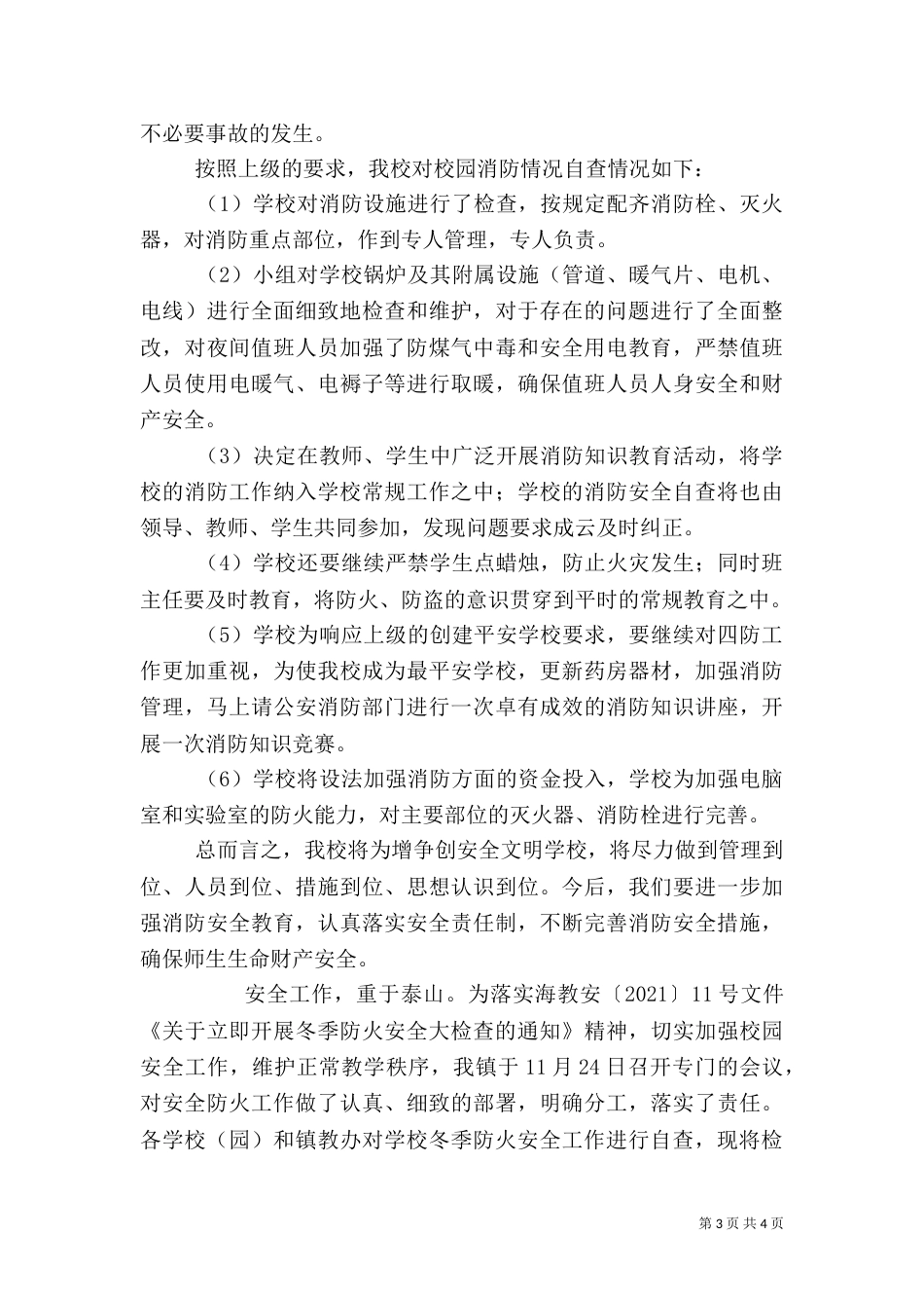 消防安全自查报告（二）8_第3页