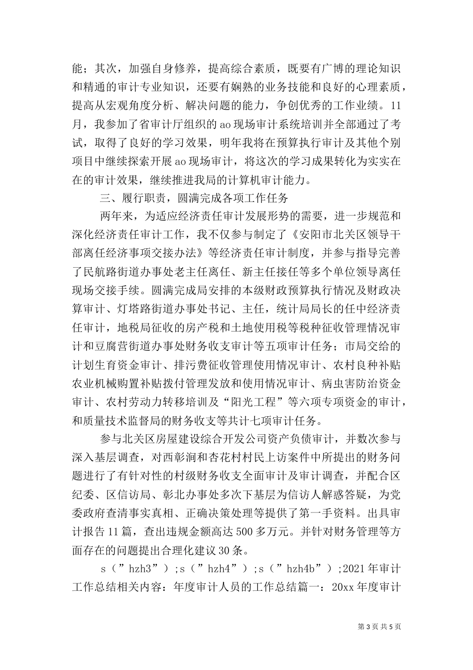 2023年审计工作总结_第3页
