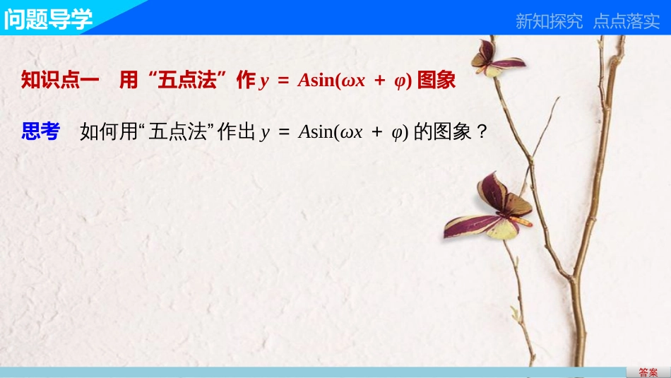 高中数学 第一章 三角函数 1.5 函数y＝Asin(ωx＋φ)的图象 （2）课件 新人教A版必修4[共36页]_第3页