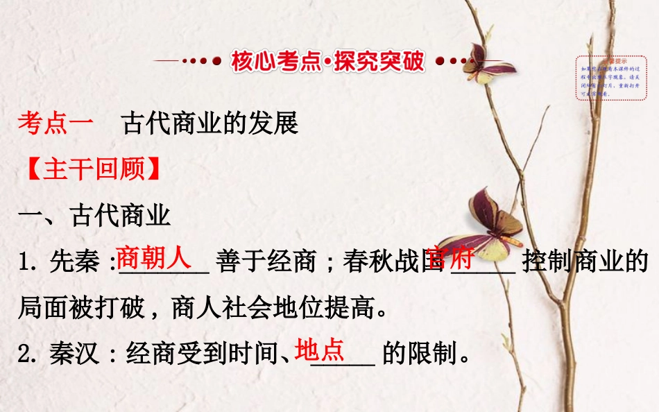 （通史）高考历史一轮复习 第六单元 古代中国经济的基本结构与特点 6.17 古代商业的发展和古代的经济政策课件 新人教_第2页