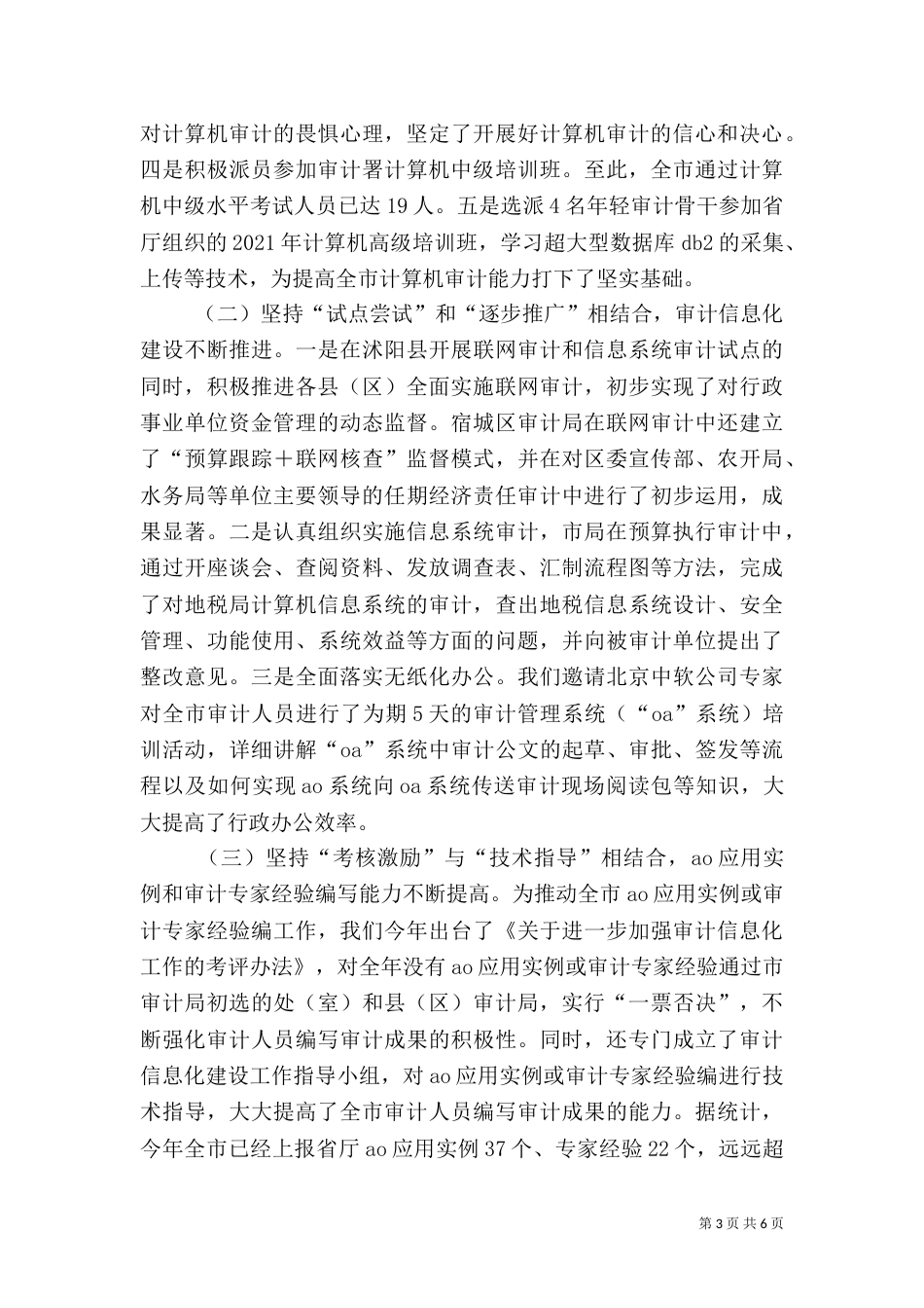 审计局年度审计工作总结（三）_第3页