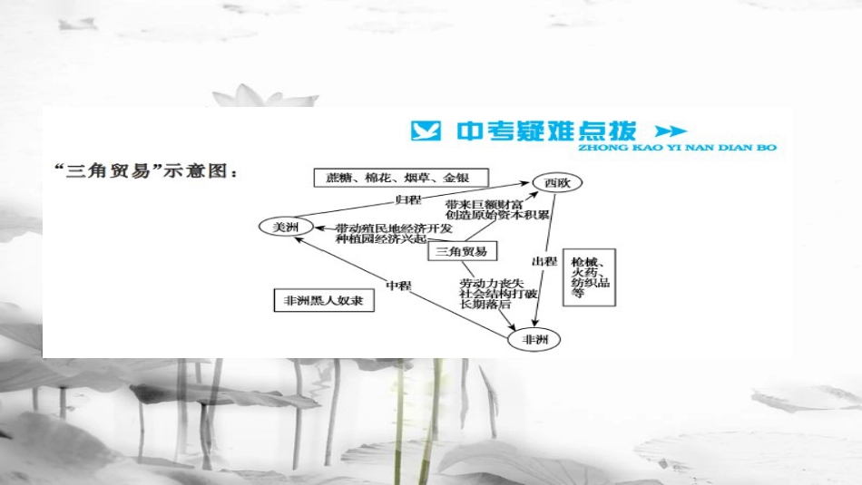 安徽省中考历史 基础知识夯实 模块五 世界近代史 第二主题 殖民扩张与殖民地人民的抗争课后提升课件[共5页]_第3页