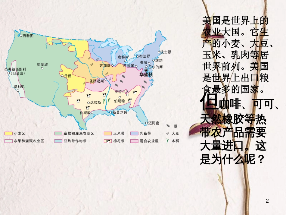 甘肃定西市公园路中学七年级地理下册 第八章 第五节 美国（第1课时）课件 （新版）湘教版[共15页]_第2页