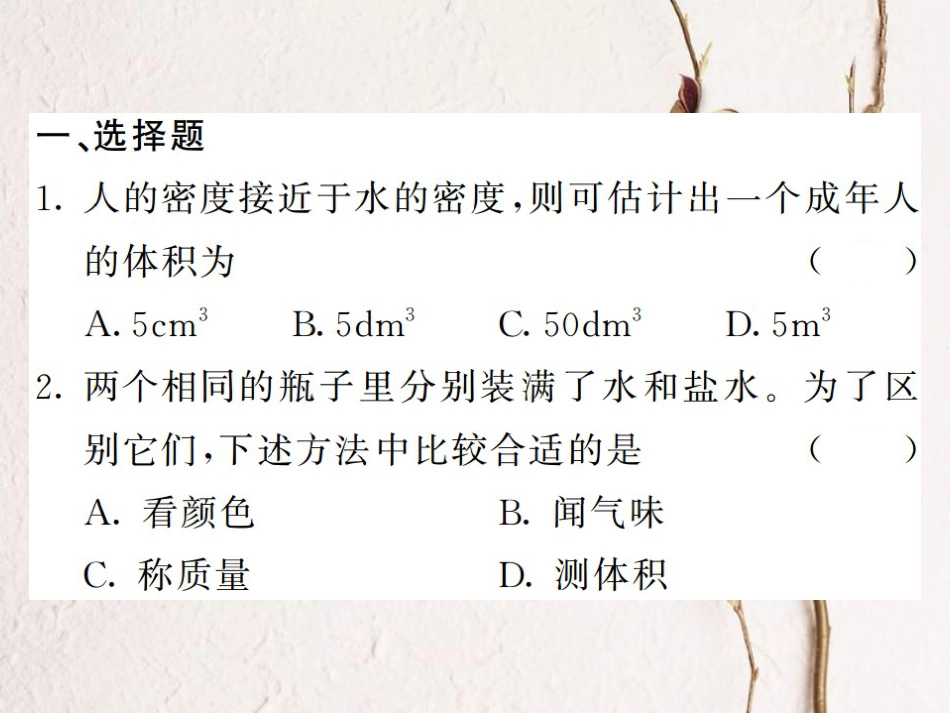 八年级物理上册 优生培养计划（六）课件 （新版）新人教版[共22页]_第2页