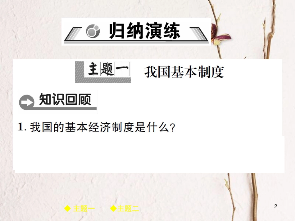 八年级道德与法治下册 第三单元 人民当家作主整合复习课件 新人教版_第2页