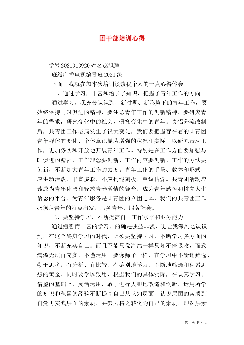 团干部培训心得（二）3_第1页