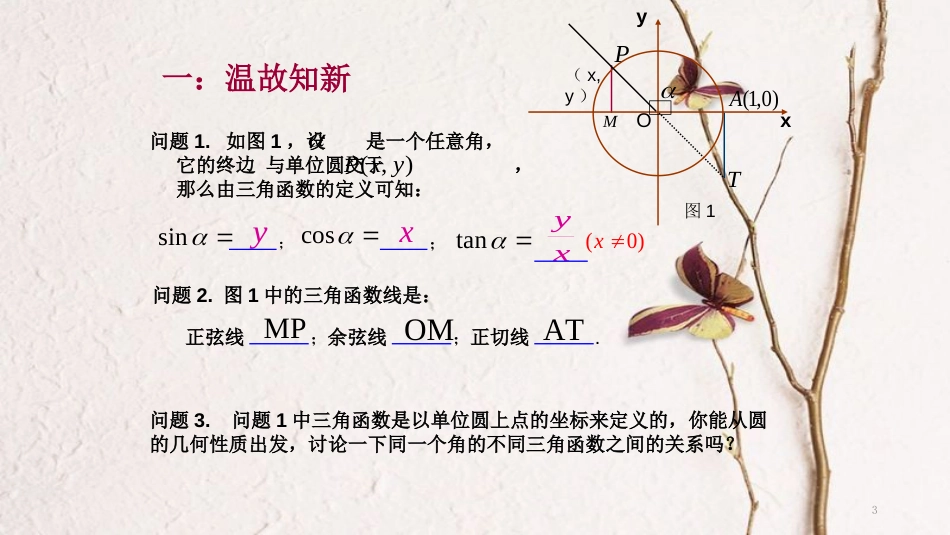 高中数学 第一章 三角函数 1.2.2 同角三角函数的基本关系课件5 新人教A版必修4_第3页