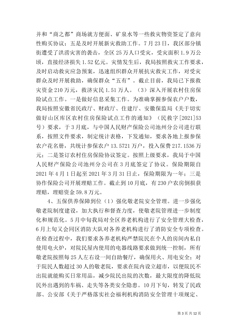 民政局年度主要工作总结_第3页