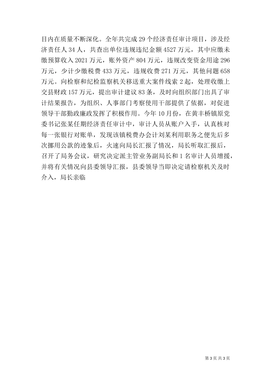审计局年终工作总结_第3页