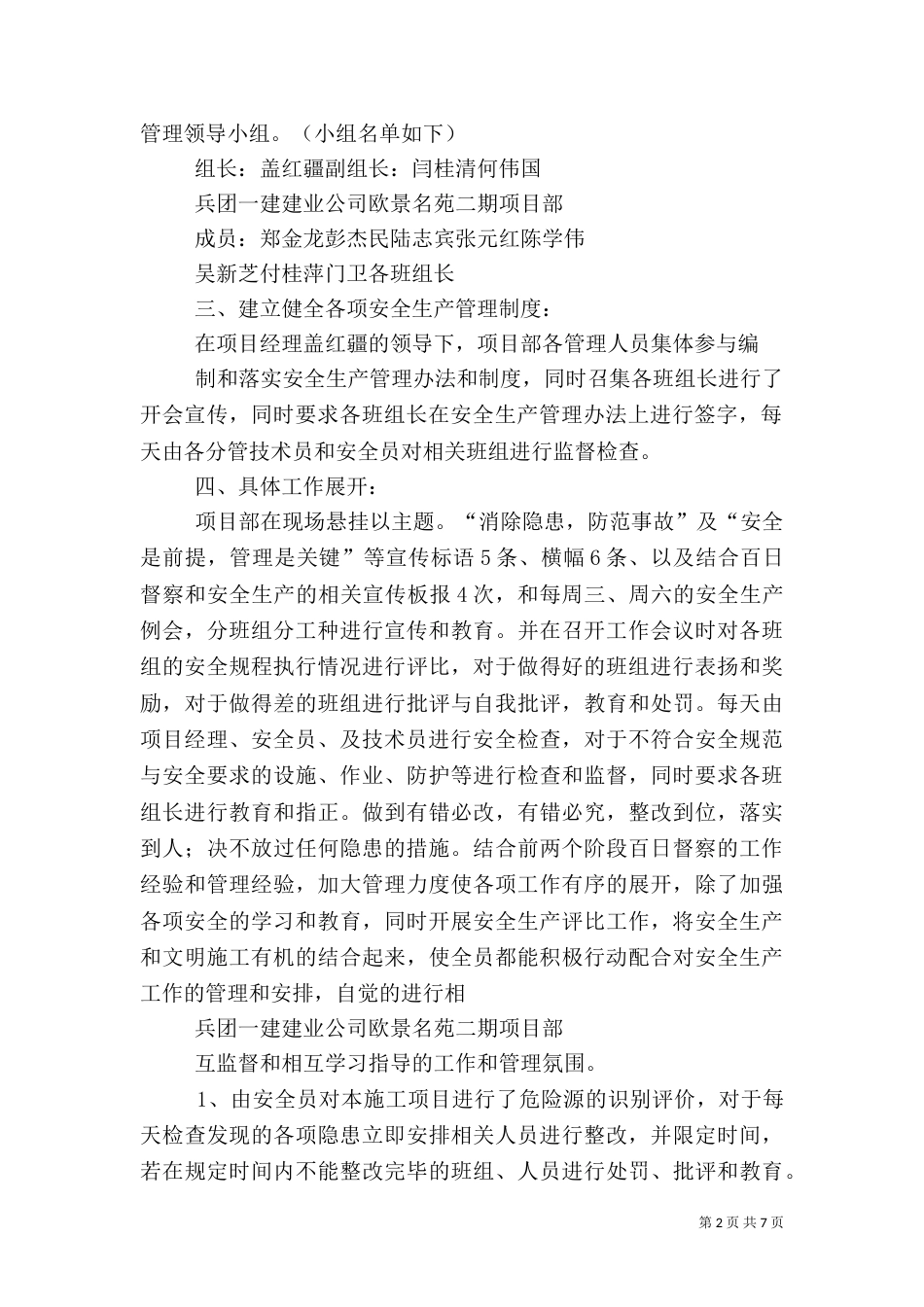 安全生产百日督察专项行动工作总结_第2页
