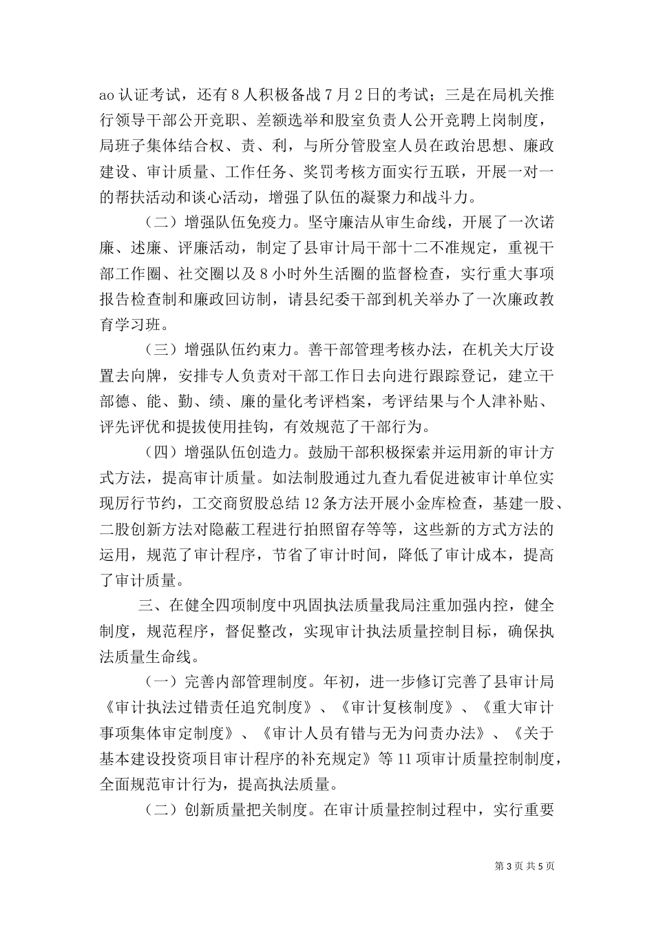 审计局工作汇报（一）_第3页