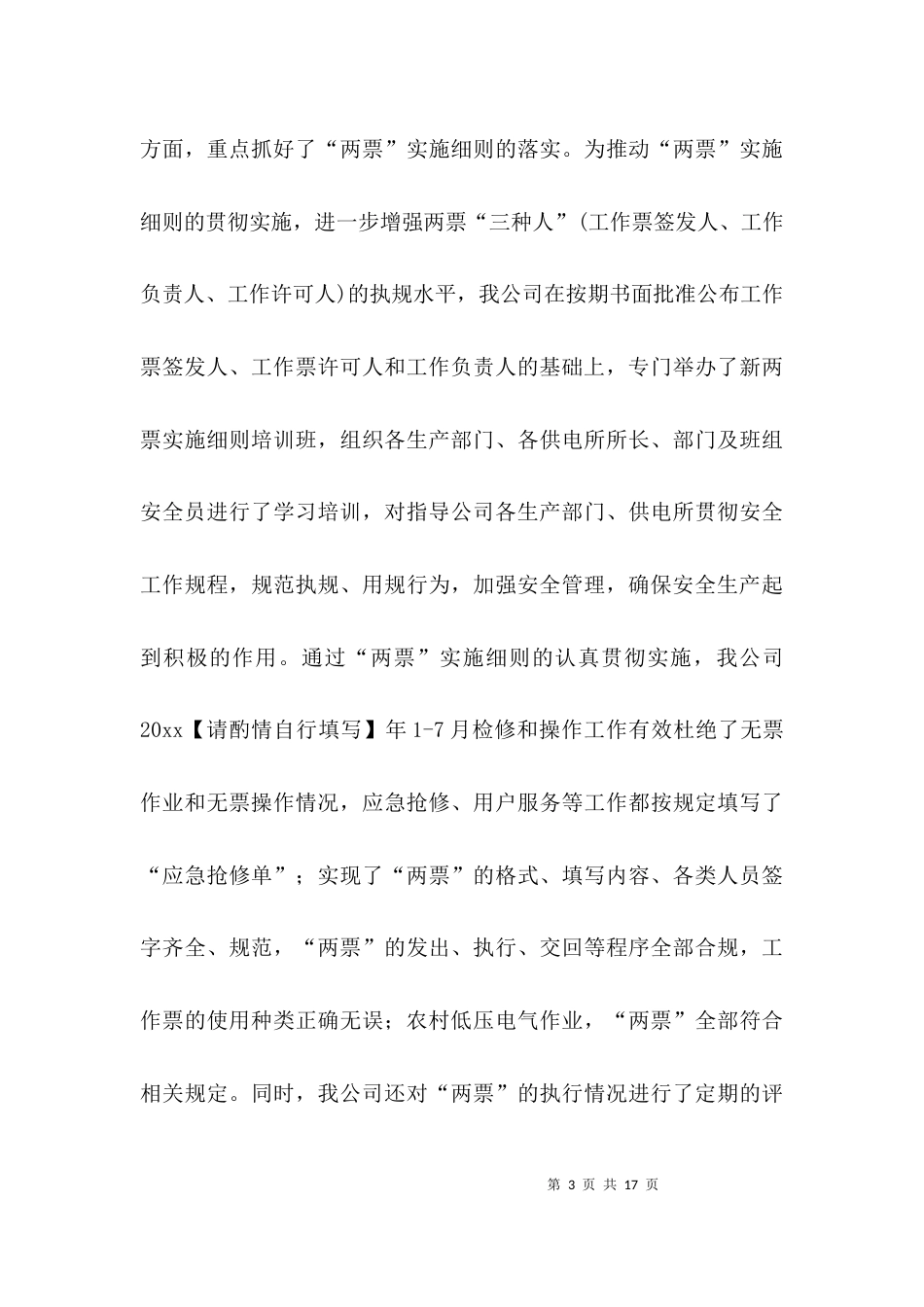 (精选)安全生产会议汇报材料_第3页