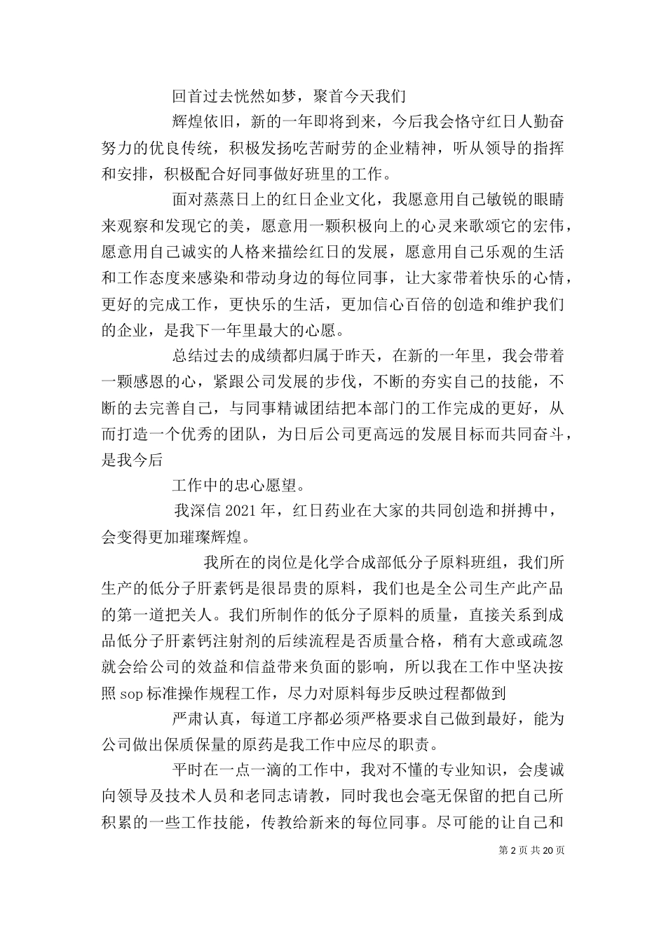 药业公司个人工作总结（一）_第2页