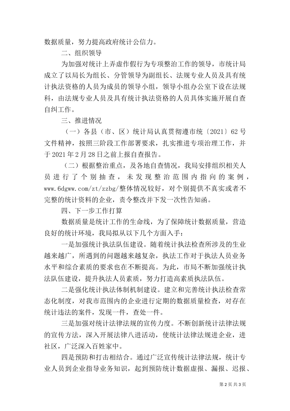 统计专项整治报告_第2页
