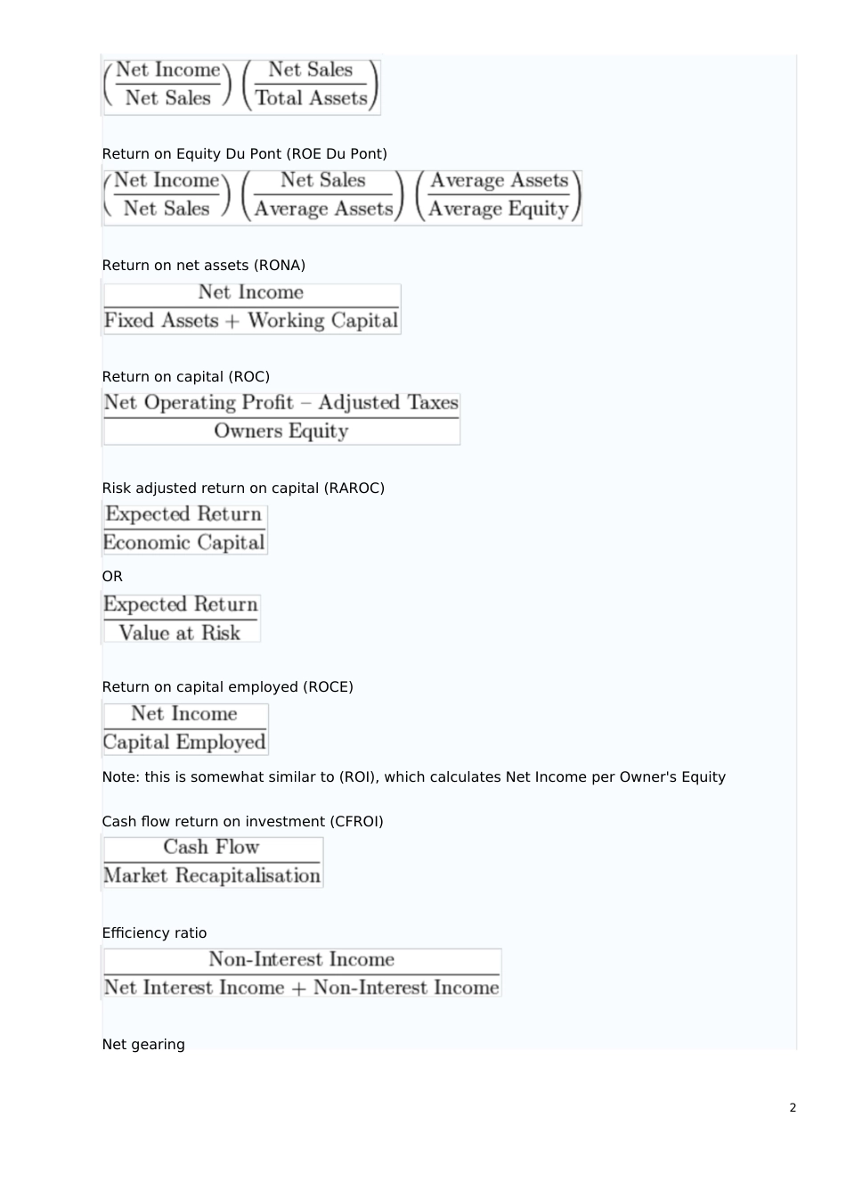 英文财务指标及计算公式汇总[共7页]_第2页