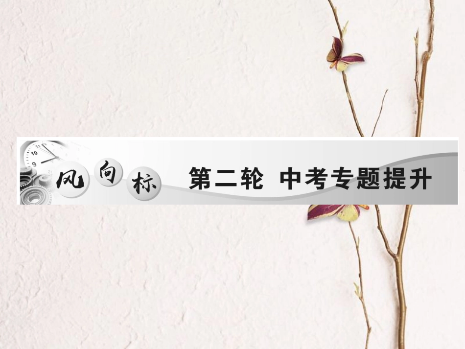 中考数学总复习 第二轮 中考专题提升 专题一 规律探索型问题（练册本）课件[共22页]_第1页