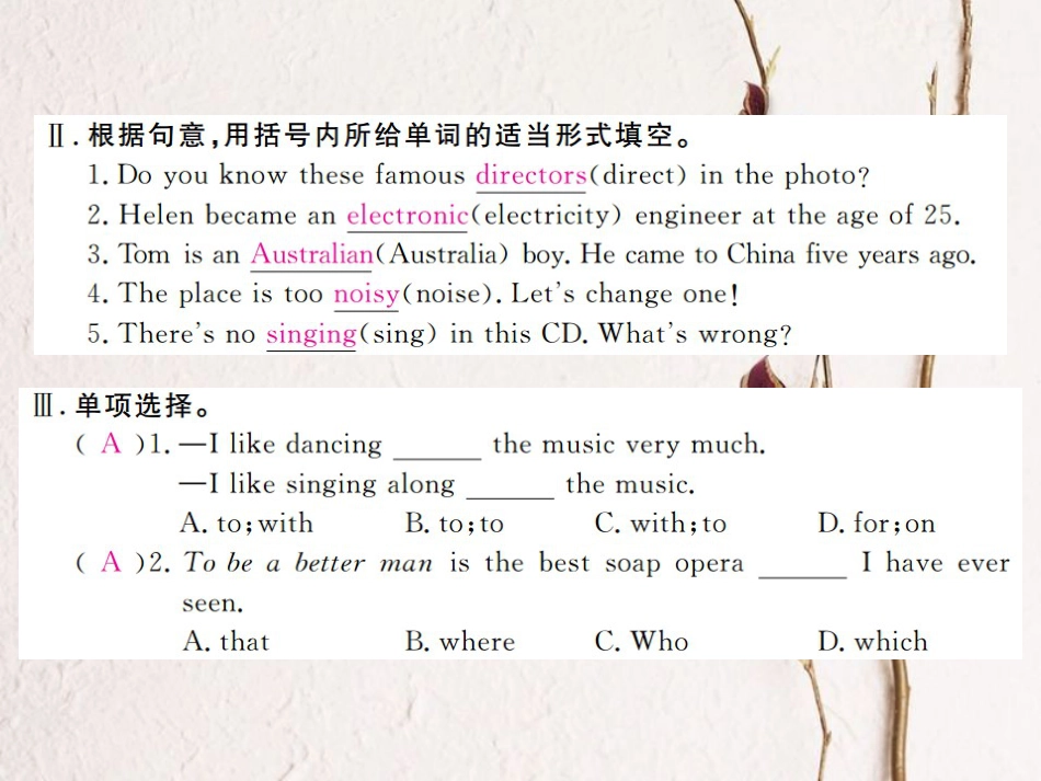 （河北专）九年级英语全册 Unit 9 I like music that I can dance to（第1课时）习题课件 （新）人教新目标版_第3页