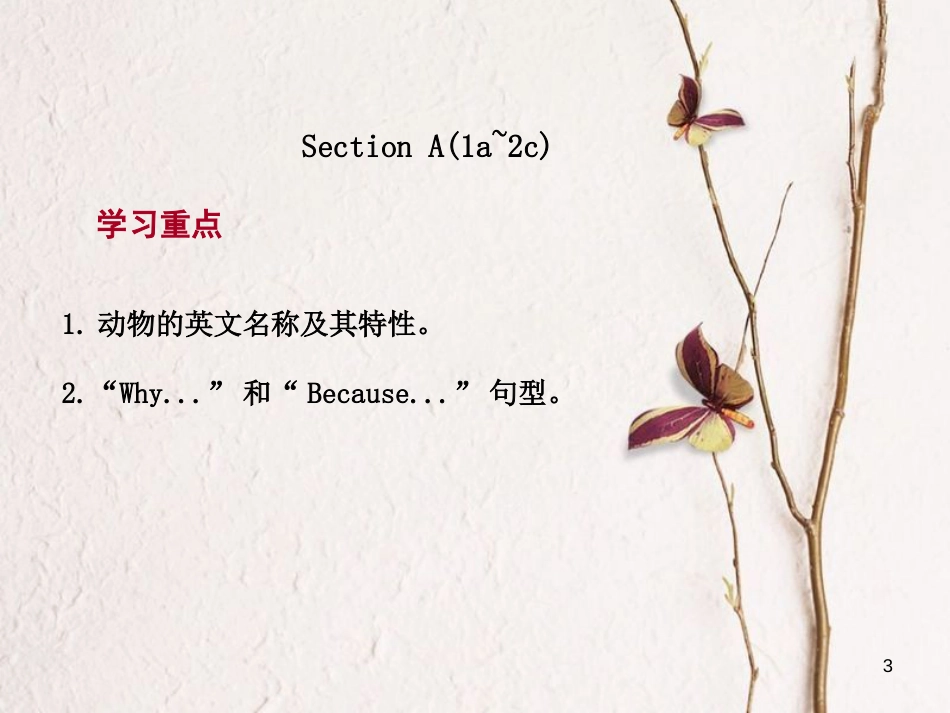 七年级英语下册 Unit 5 Why do you like pandas Section A（1a-2c）课件 （新版）人教新目标版_第3页