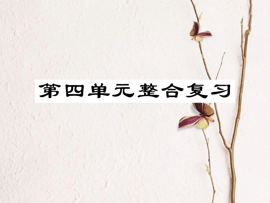 八年级道德与法治下册 第四单元 崇尚法治精神整合复习课件 新人教版_第1页