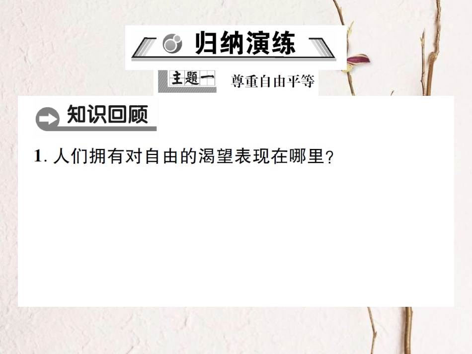 八年级道德与法治下册 第四单元 崇尚法治精神整合复习课件 新人教版_第2页