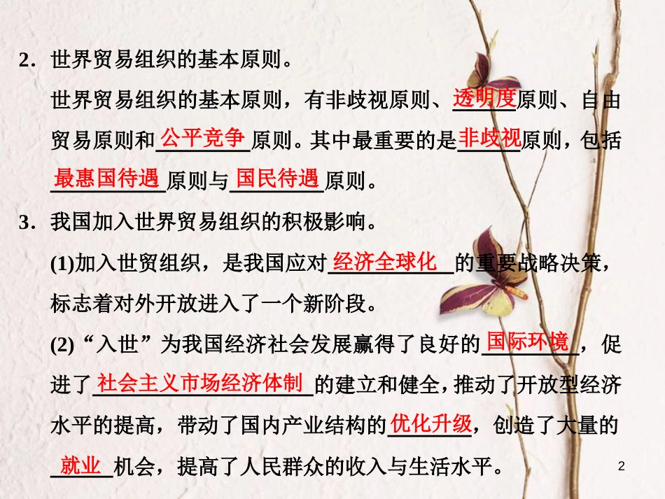 高中政治 第四单元 发展社会主义市场经济 第十一课 经济全球化与对外开放 第二框 积极参与国际经济竞争与合作课件 新人教版必修1[共24页]_第2页