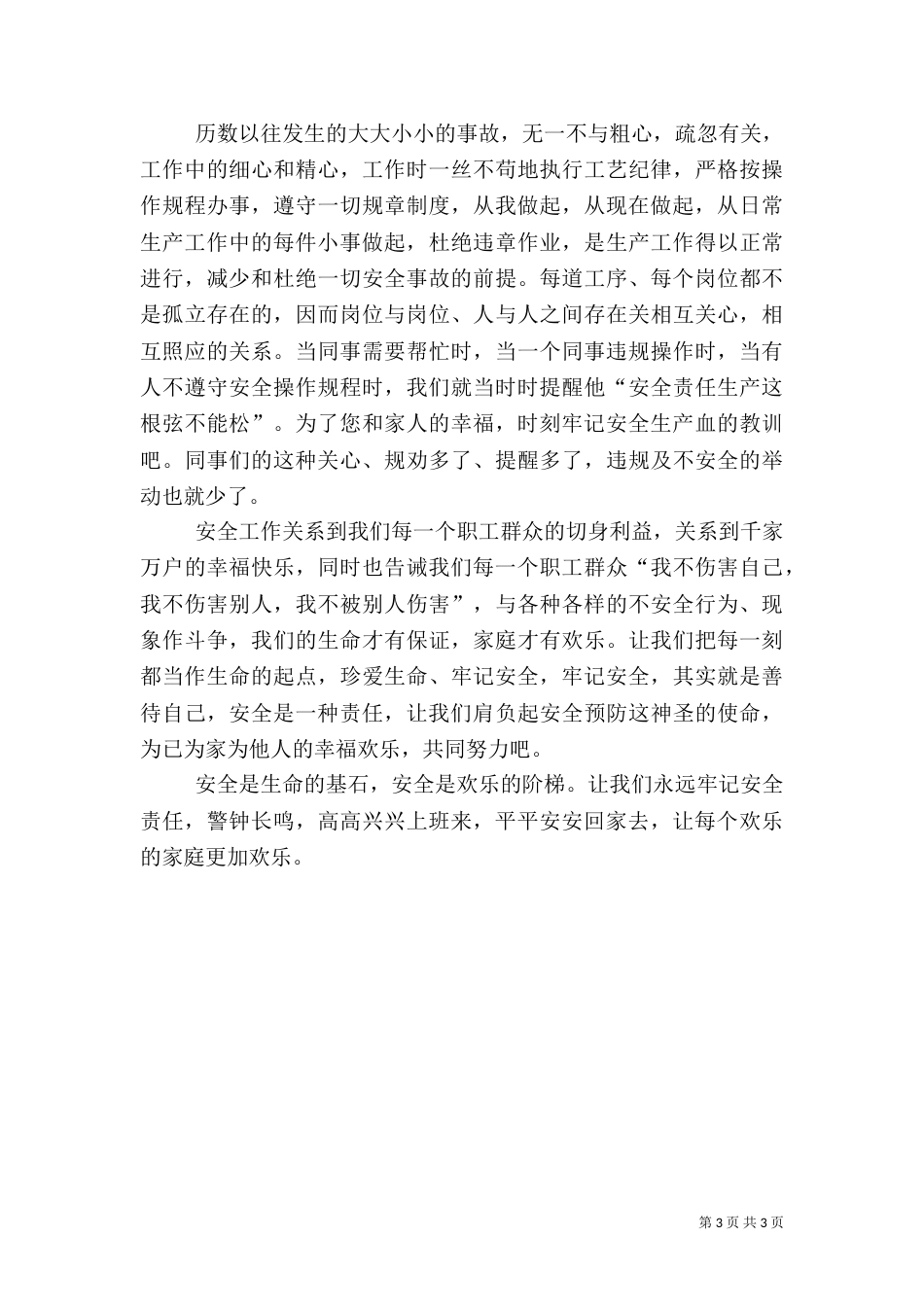 安全监督员演讲稿_第3页