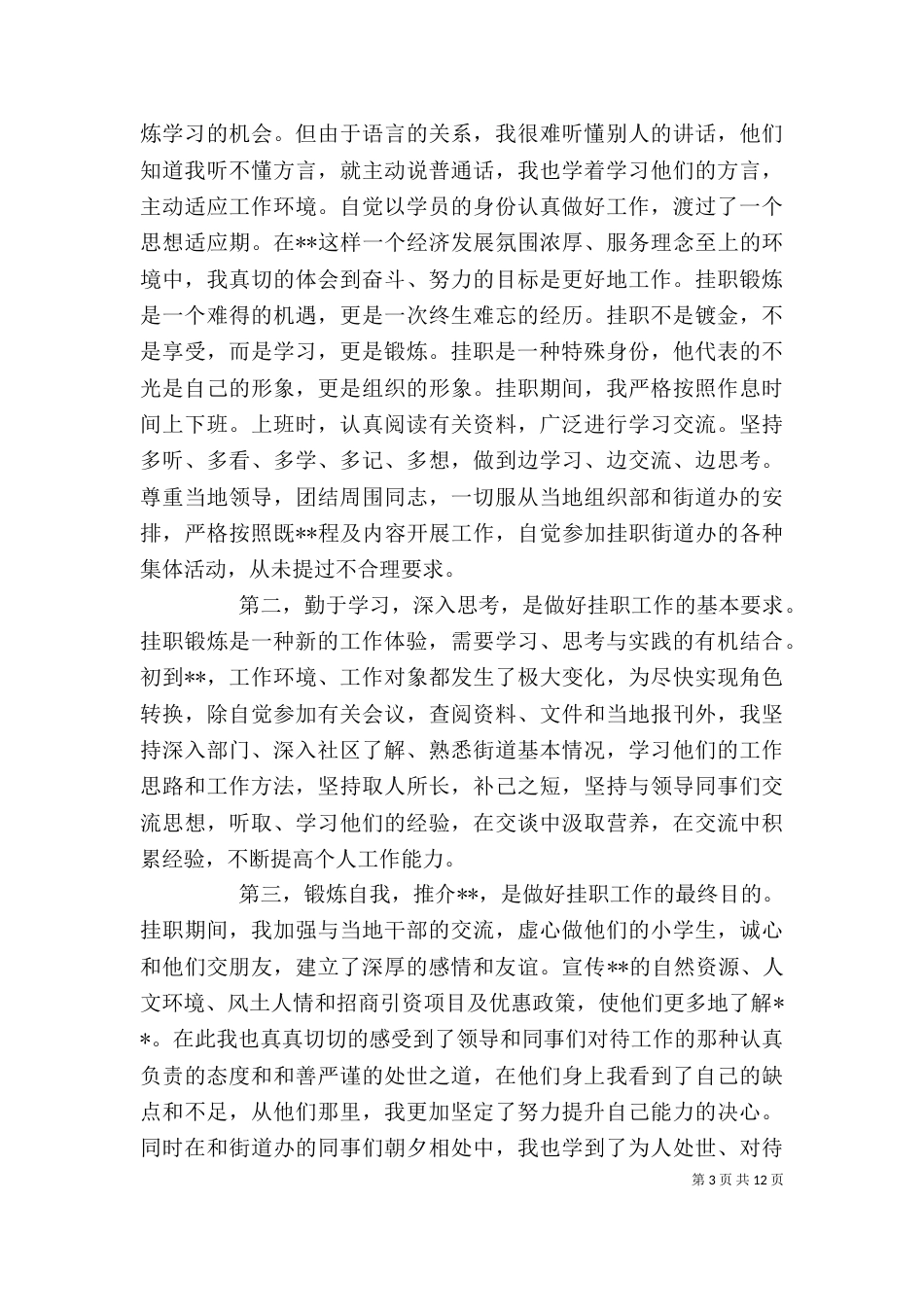 挂职锻炼的心得体会（一）_第3页