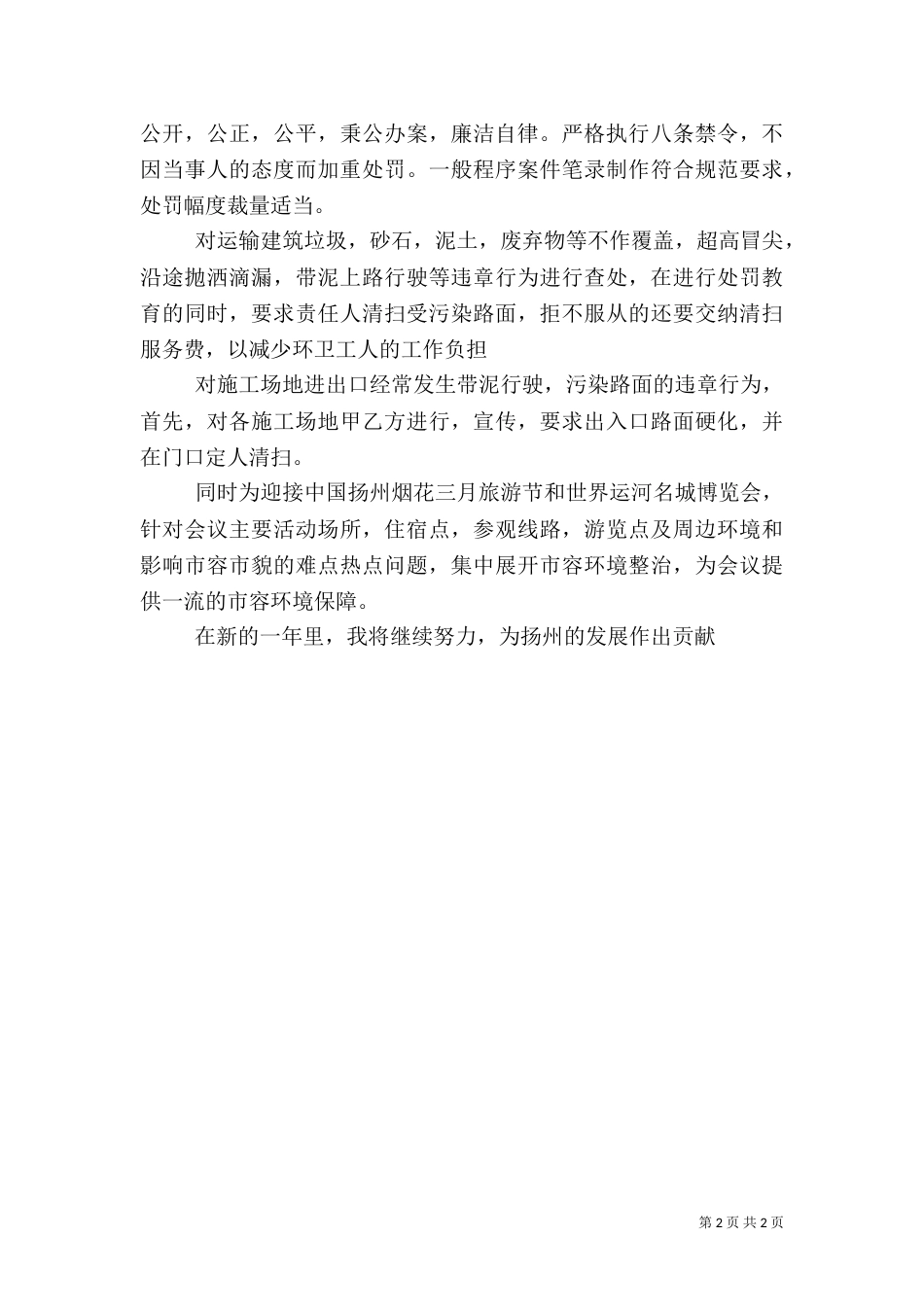 城管大队工作总结（二）_第2页