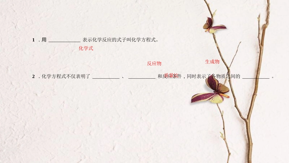 九年级化学上册 第五单元 课题1 质量守恒定律 第2课时 化学方程式课件 （新版）新人教版_第3页