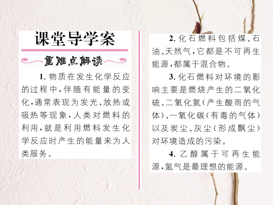 九年级化学上册 第7单元 燃料及其利用 课题2 燃料的合理利用与开发习题课件 （新版）新人教版[共19页]_第2页