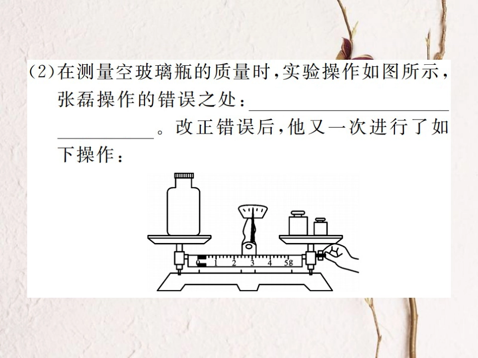八年级物理上册 专题五 几种测量密度的基本方法习题课件 （新版）新人教版[共21页]_第3页