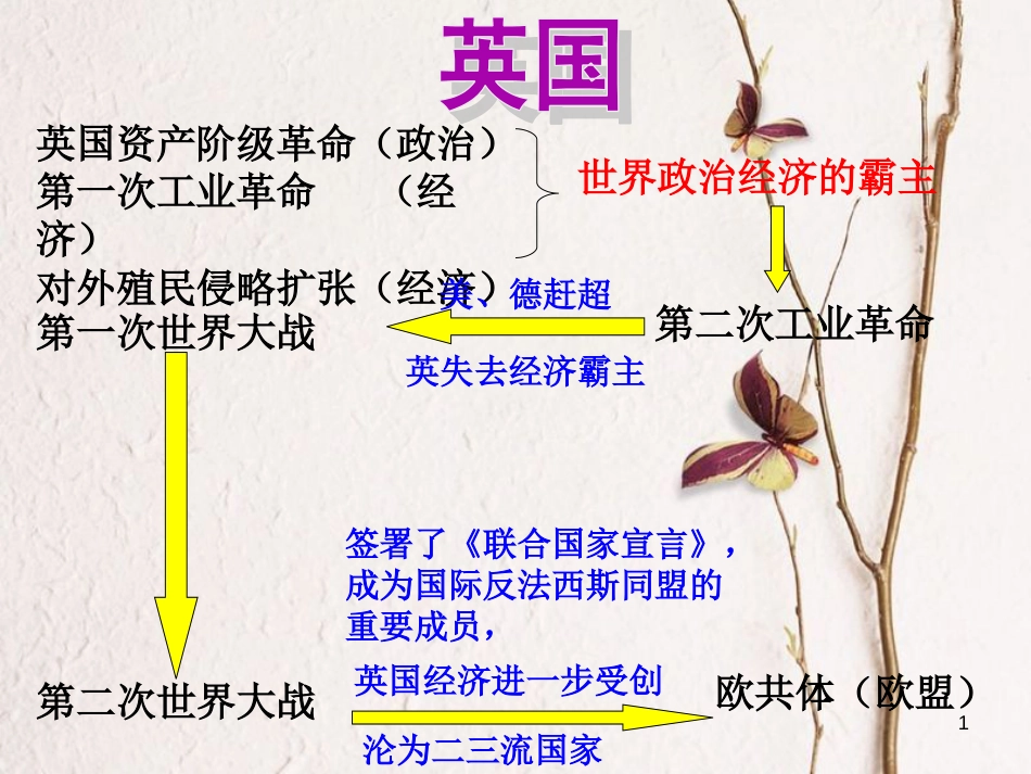 广东省佛山市中考历史 大国崛起复习课件_第1页